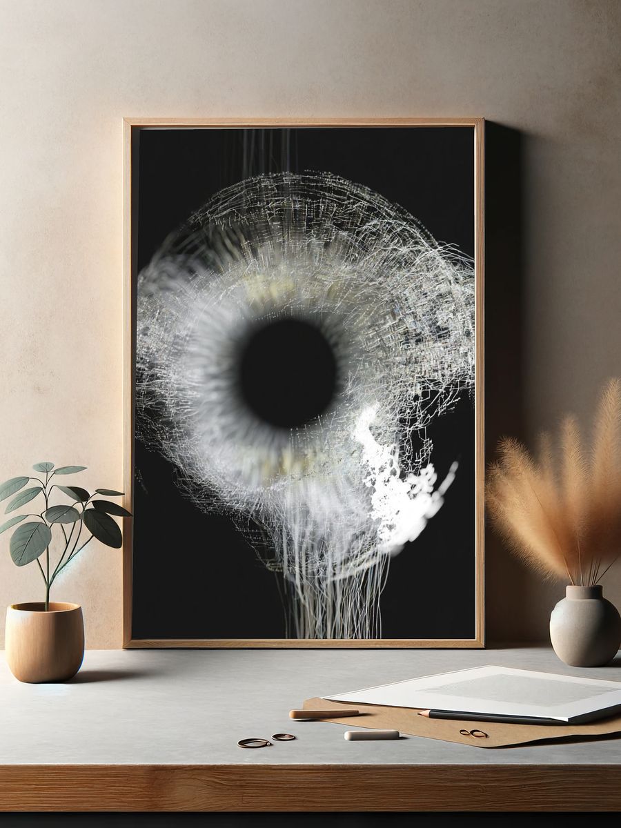 Abstract Eye — Fine-Art Print. — room view 2