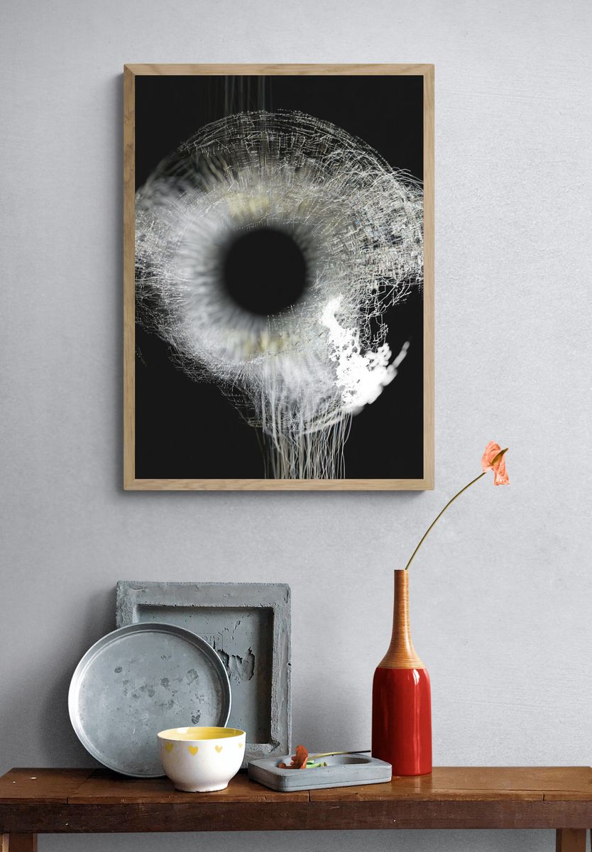 Abstract Eye — Fine-Art Print. — room view 3