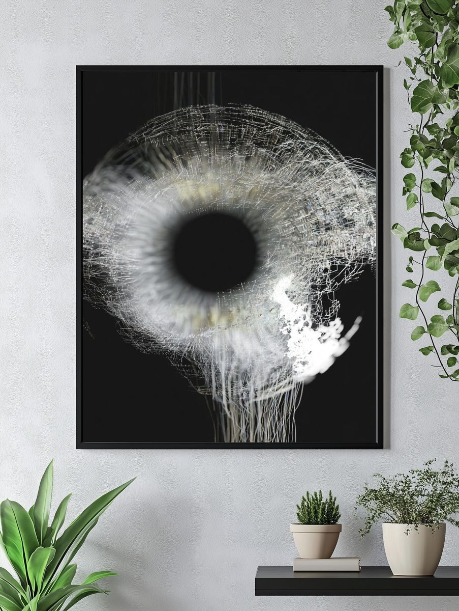 Abstract Eye — Fine-Art Print. — room view 4