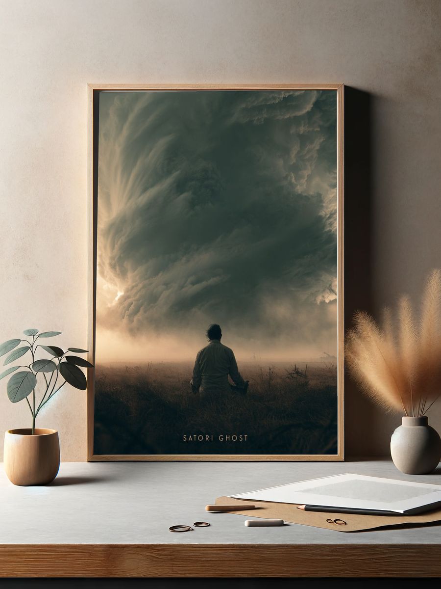 Satori Ghost Surrealism Poster. — room view 2