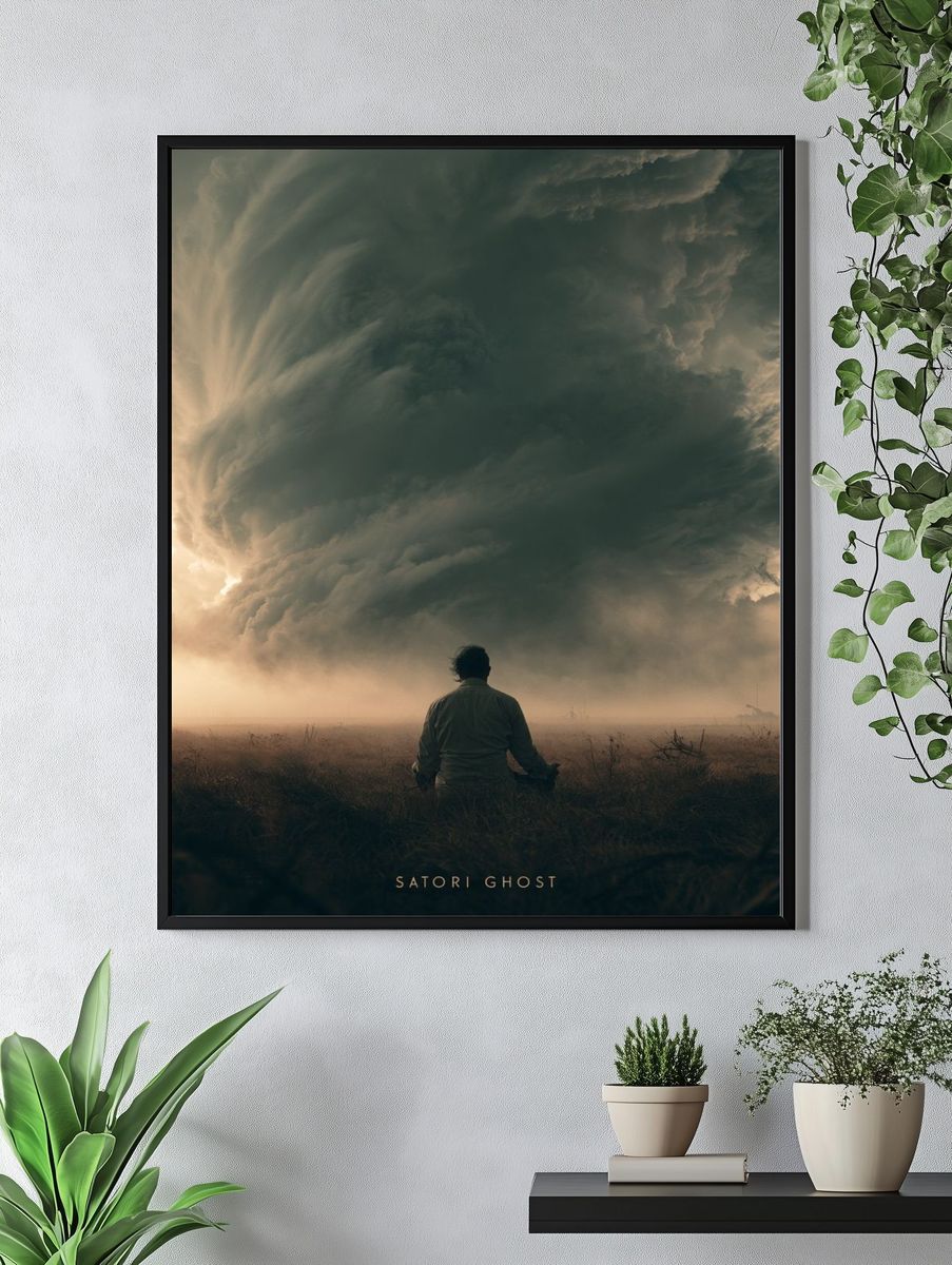 Satori Ghost Surrealism Poster. — room view 4