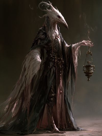 Plague Bird Ritual Poster.