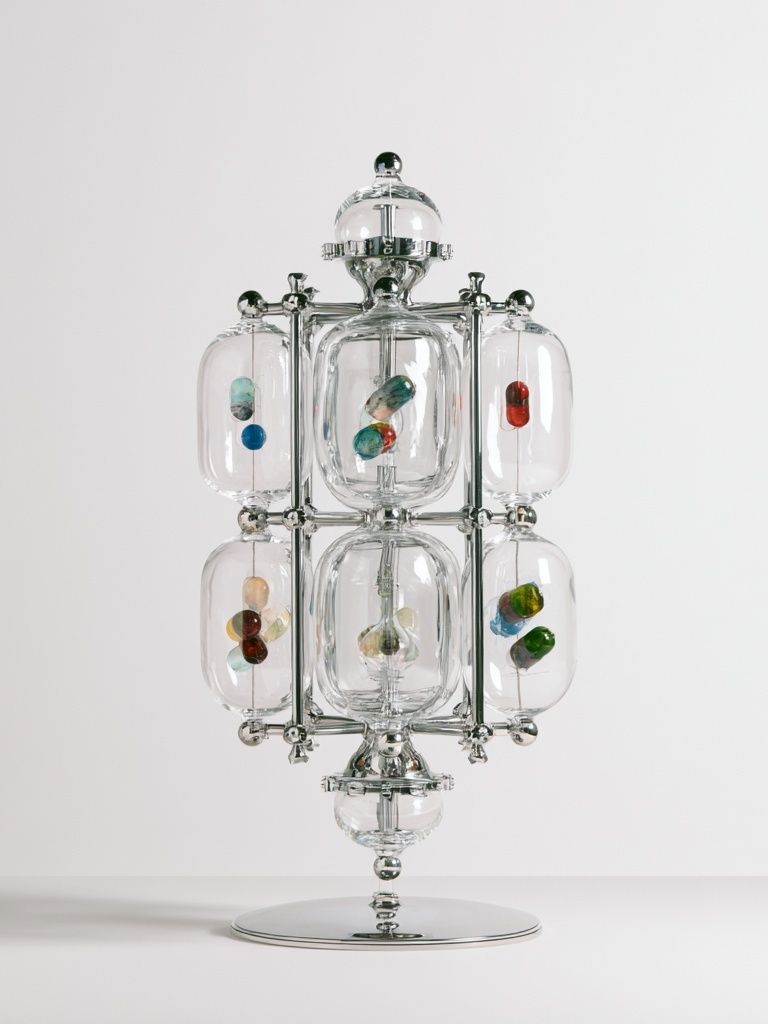 Glass Capsule Sculpture Poster. poster — fine-art art