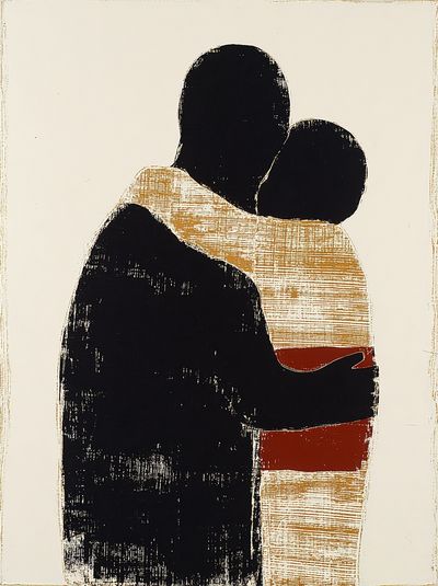 Embrace Silhouette Fine-Art Print. poster