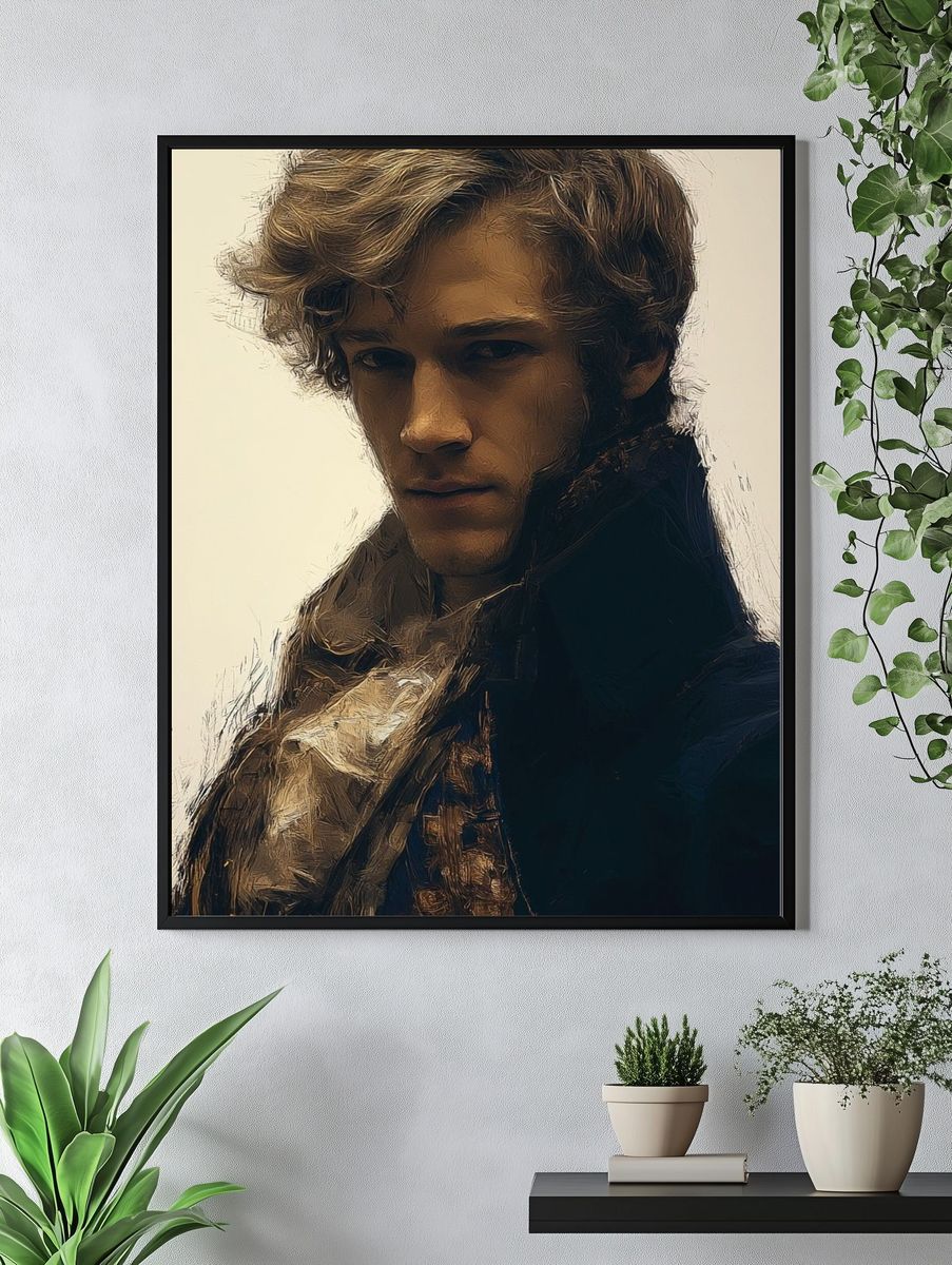 Brooding Portrait — Fine-Art Print. — room view 4
