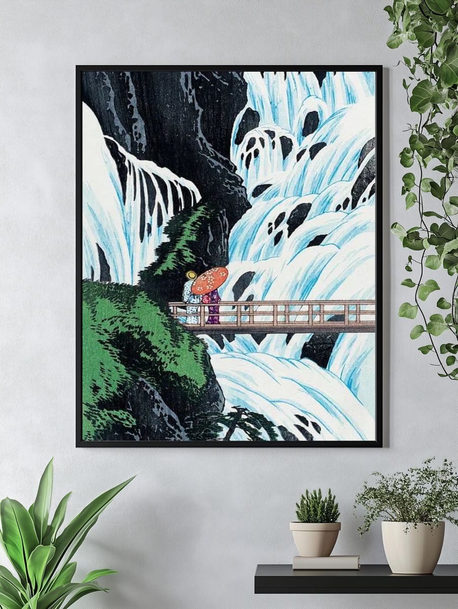 Shiragumo Waterfall Nikkō (1910) print. — room view 4