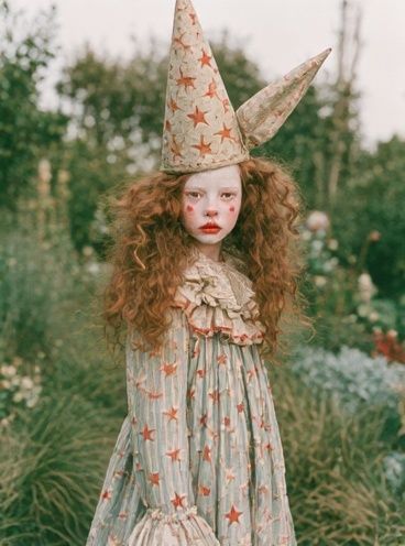 Whimsical Garden Portrait Poster. poster — fine-art art