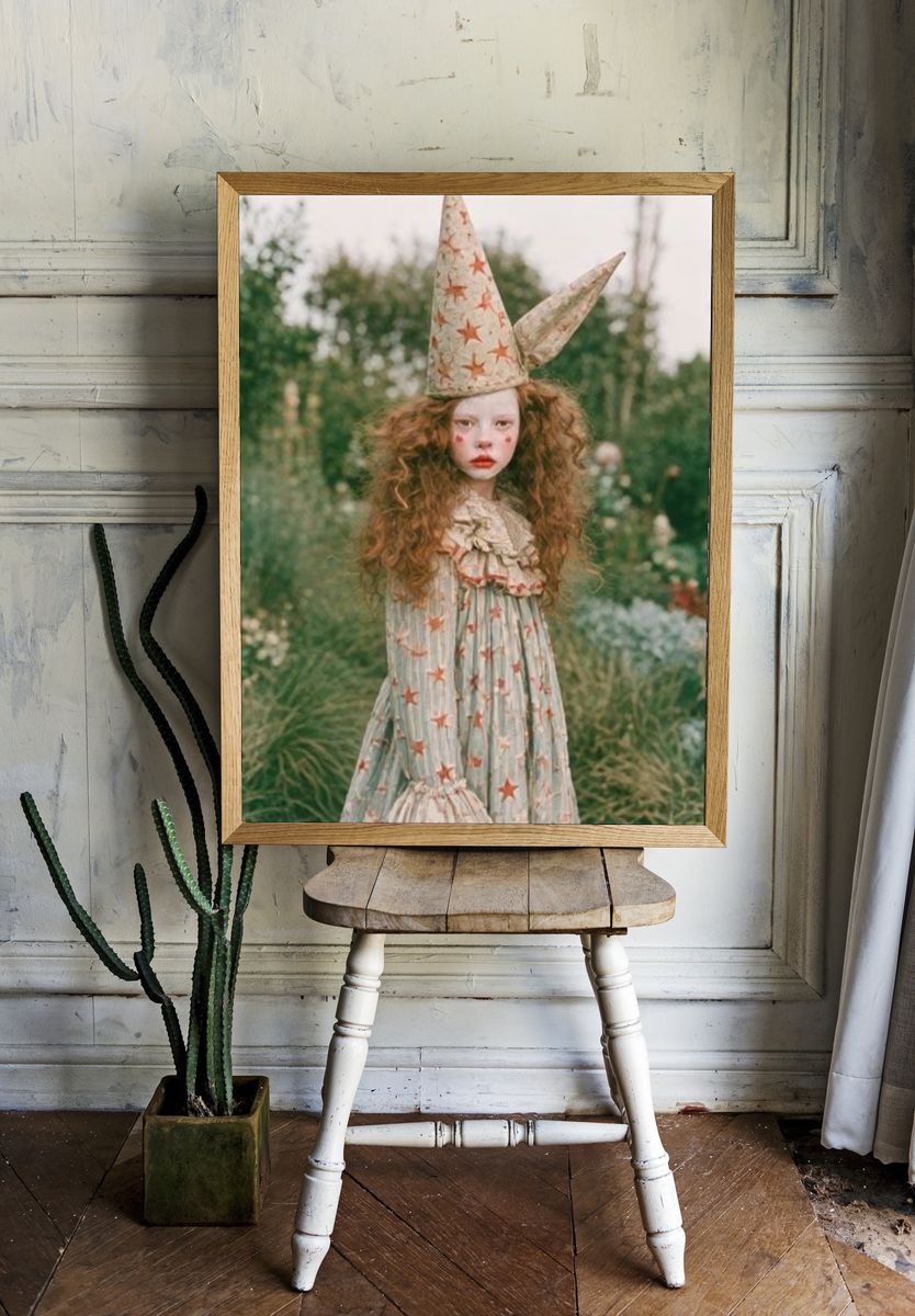 Whimsical Garden Portrait Poster. room preview