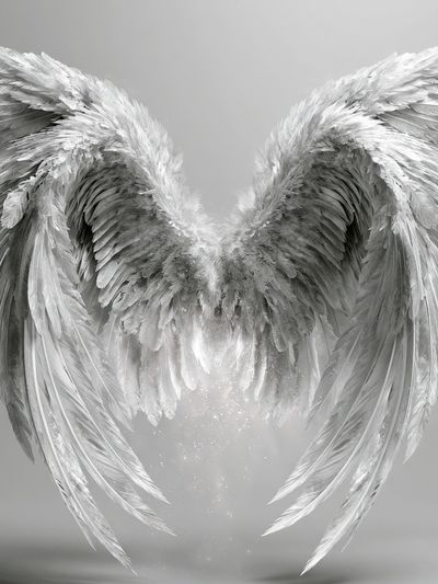 Celestial Angel Wings Print.