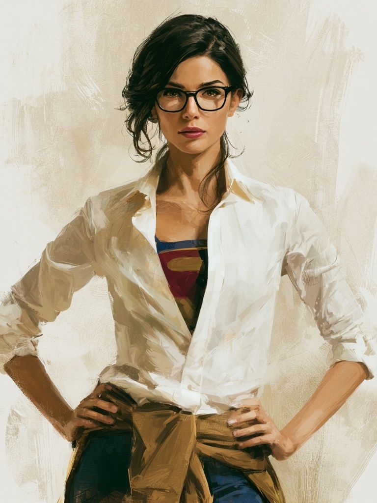 Confident Woman Portrait Print. poster — fine-art art