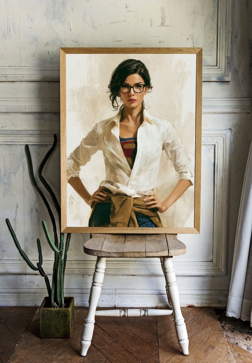 Confident Woman Portrait Print. — room view 1