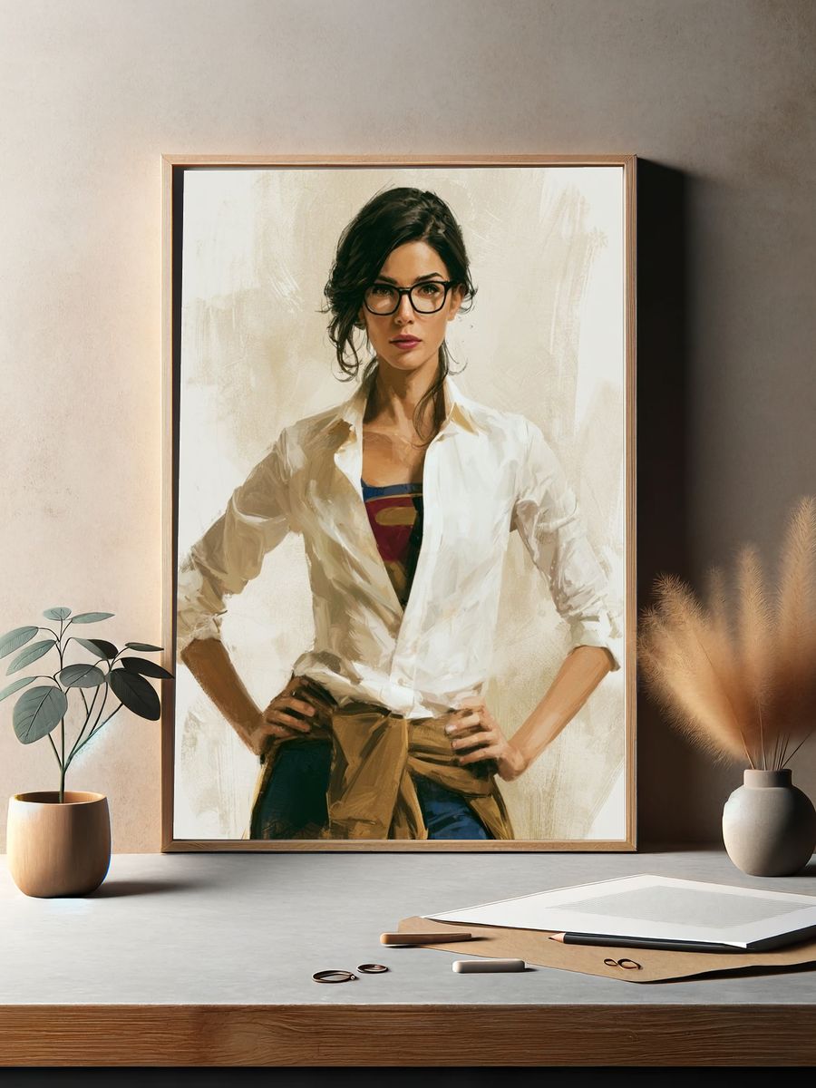 Confident Woman Portrait Print. — room view 2