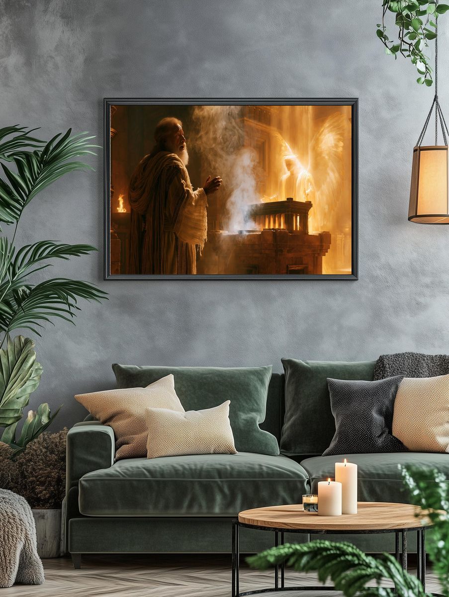Angelic Vision in Temple Print. — room view 4