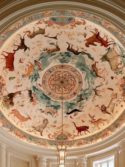 Baroque Ceiling Animals Fine-Art Poster.