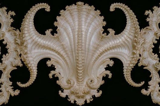 Baroque Shell Ornament Print. poster detail