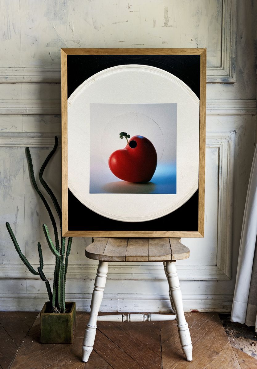 Heart Fruit Still Life Poster. room preview