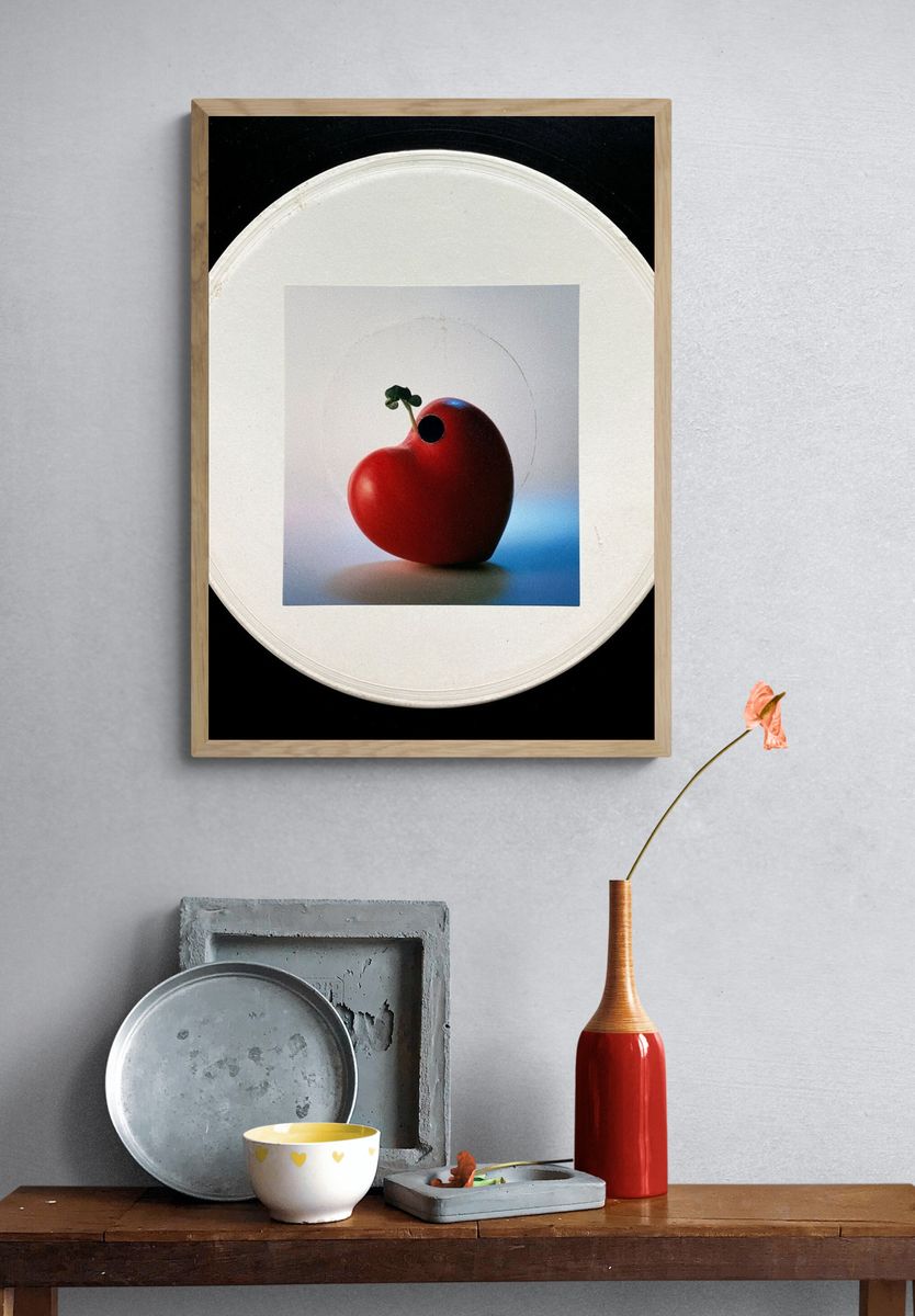 Heart Fruit Still Life Poster. — room view 3