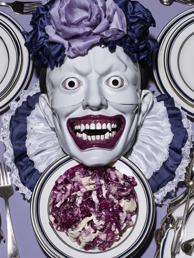 Surreal Dinner Table Portrait Print.
