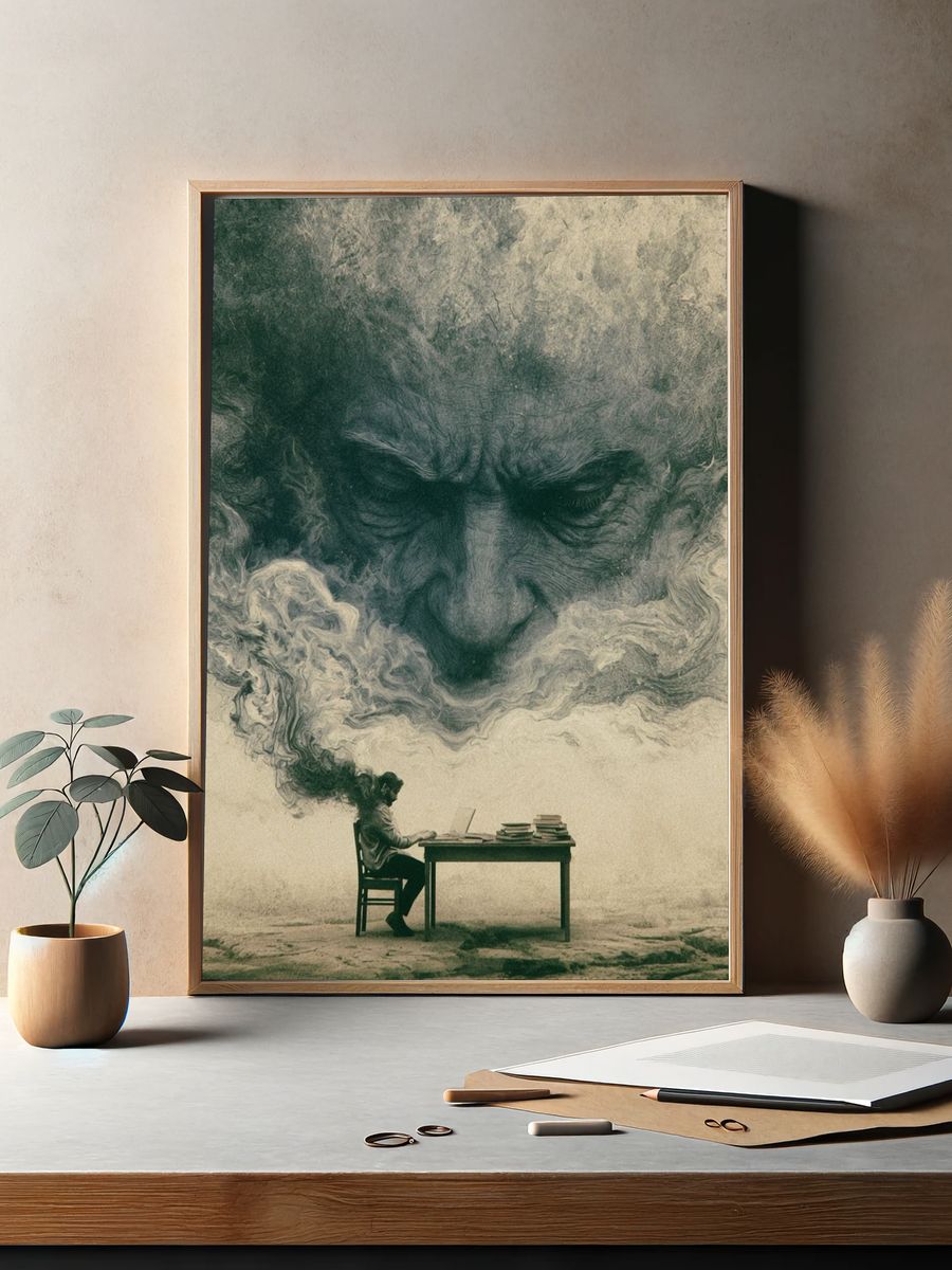 Surreal Mindscape Fine-Art Print. — room view 2