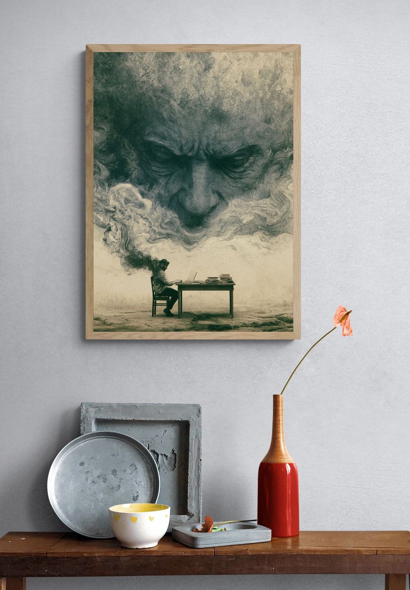 Surreal Mindscape Fine-Art Print. — room view 3