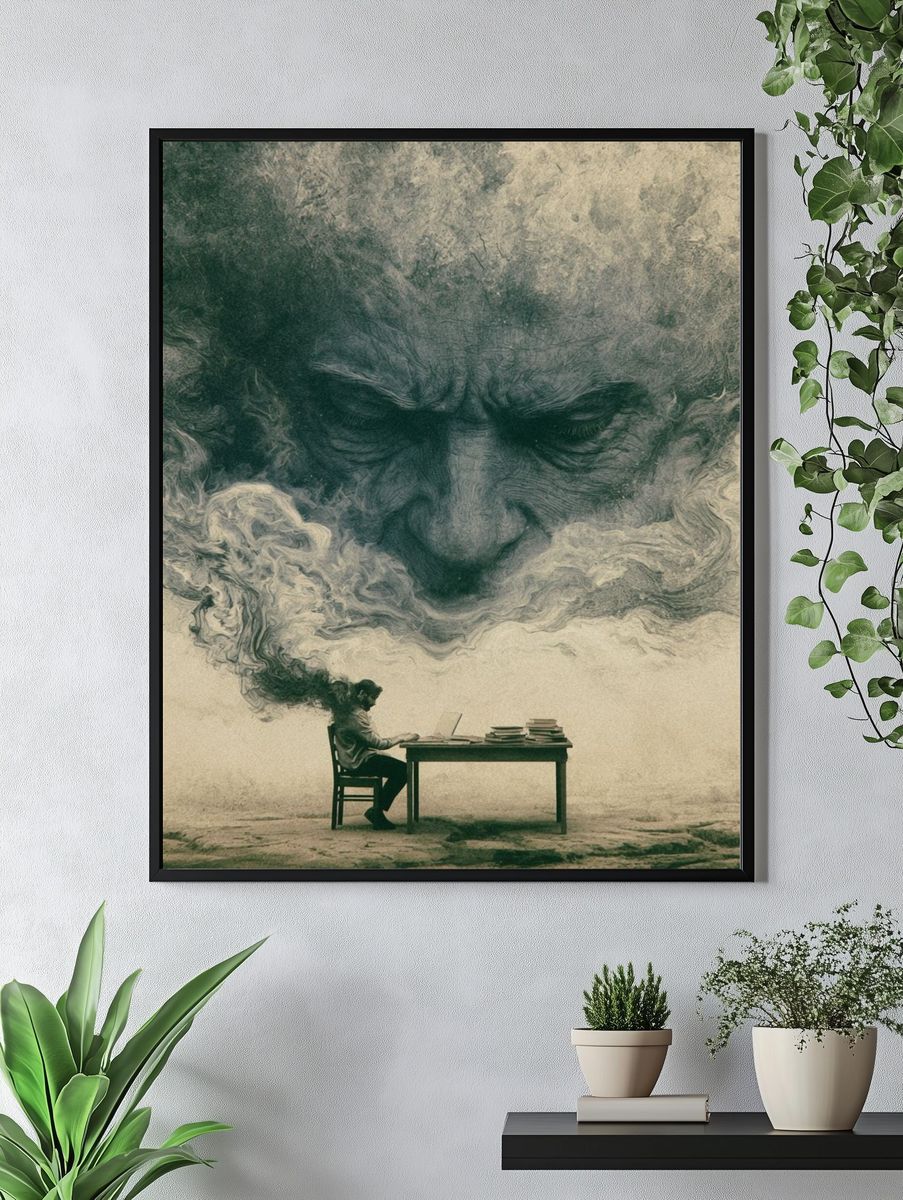 Surreal Mindscape Fine-Art Print. — room view 4