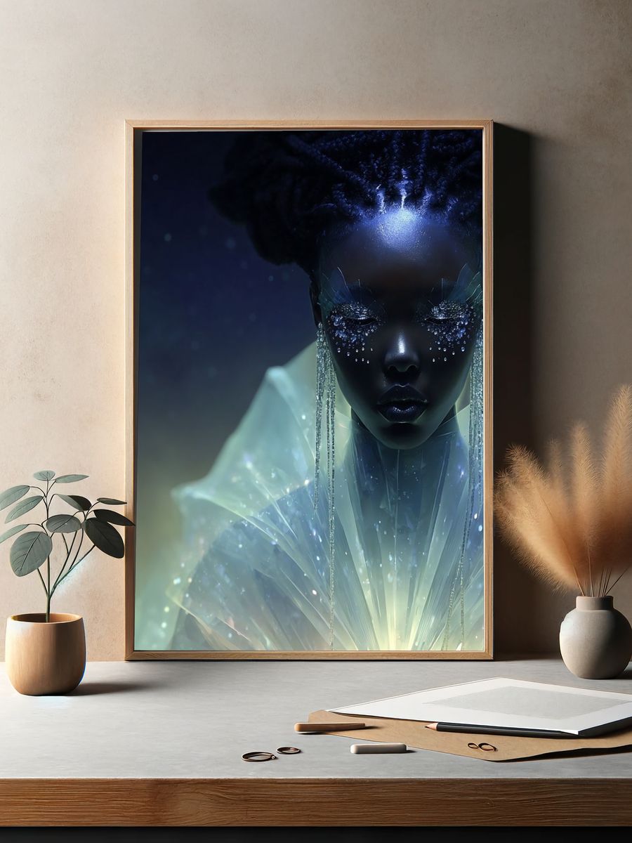 Celestial Portrait — Fine-Art Print. — room view 2