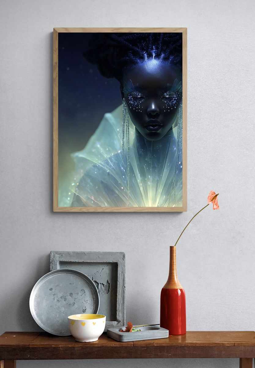 Celestial Portrait — Fine-Art Print. — room view 3
