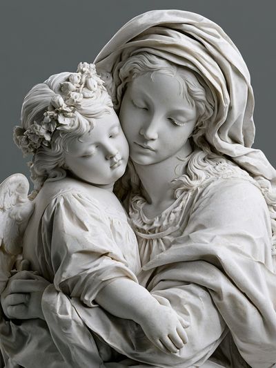 Marble Madonna and Child Fine-Art Print.