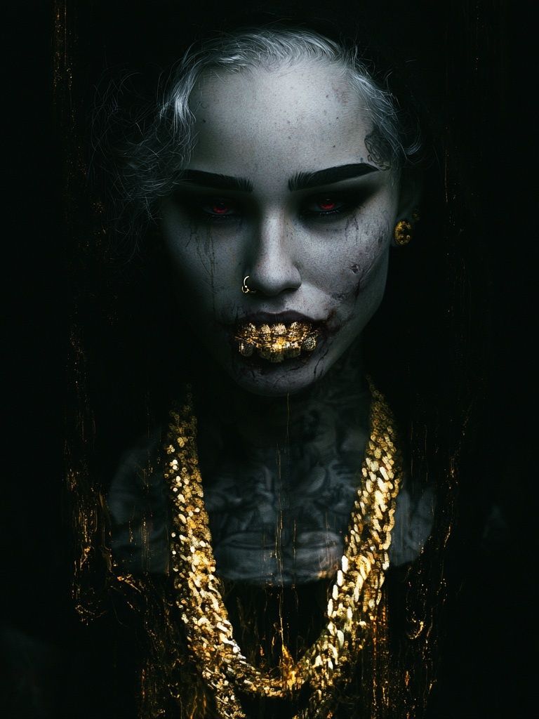 Gothic Portrait — Fine-Art Print. poster — fine-art art
