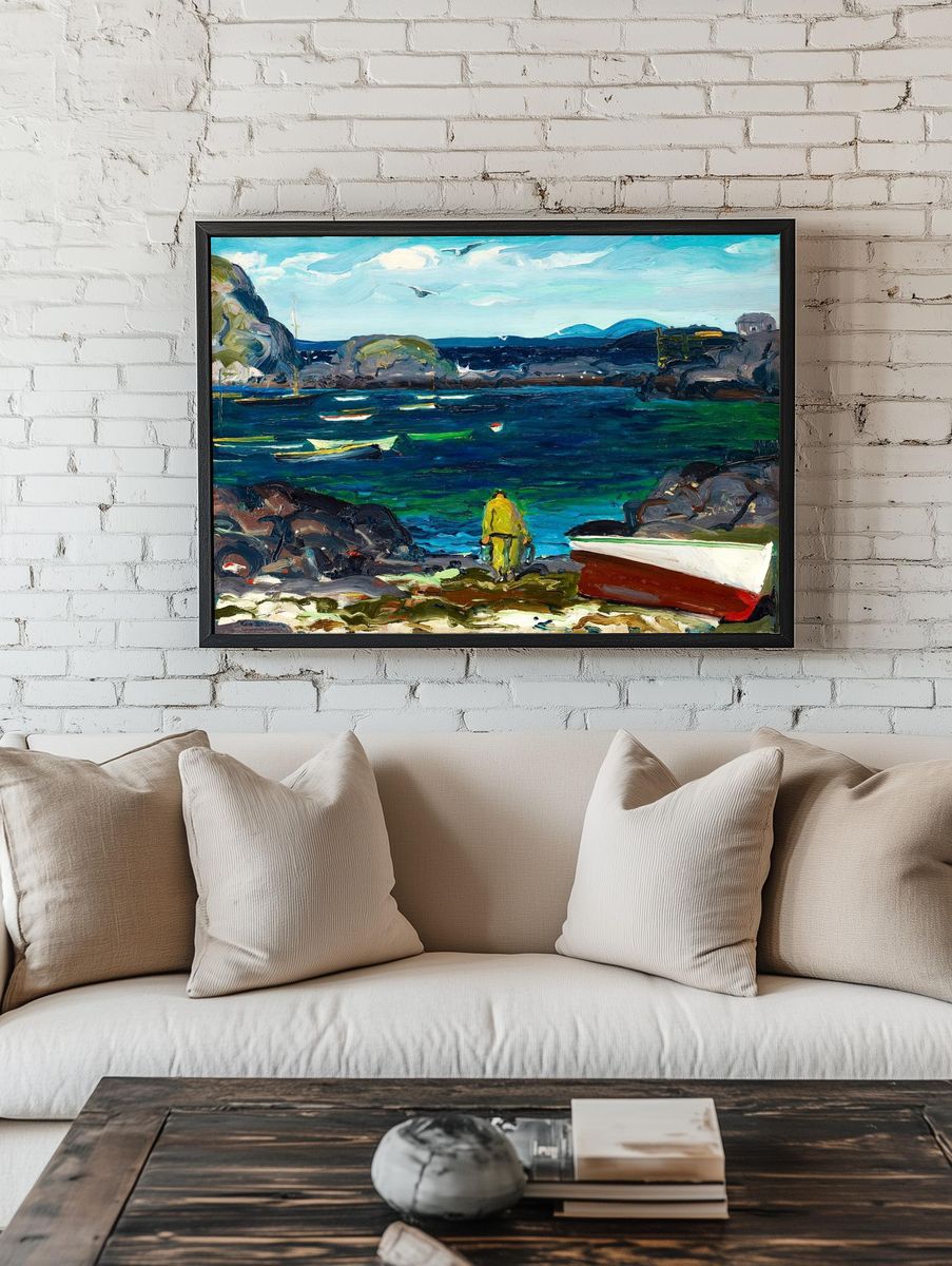 Harbor, Monhegan Coast, Maine (1913). — room view 1