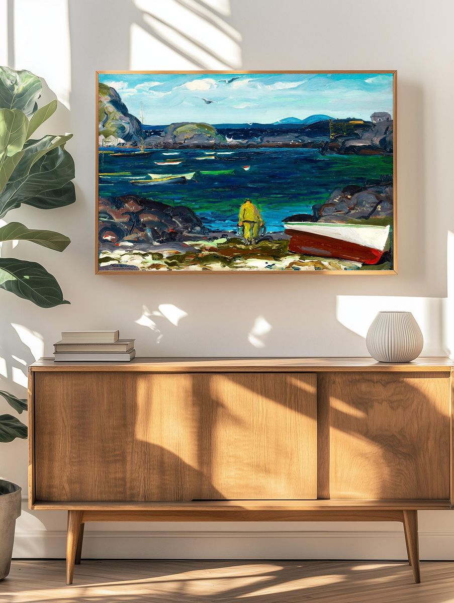 Harbor, Monhegan Coast, Maine (1913). — room view 3