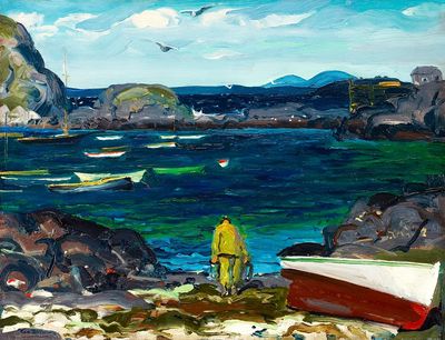 Harbor, Monhegan Coast, Maine (1913).