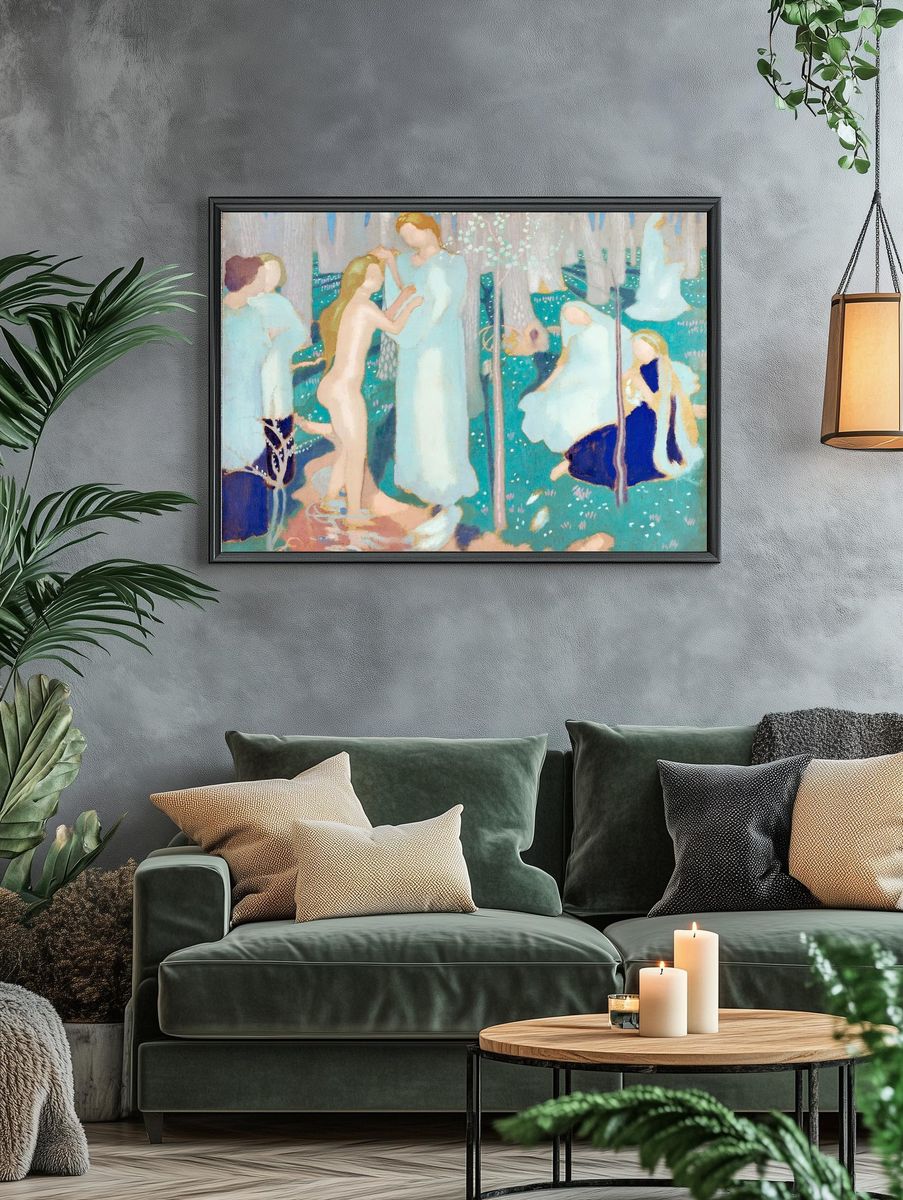 Springtime (ca.1894–199) painting high resolution. — room view 4