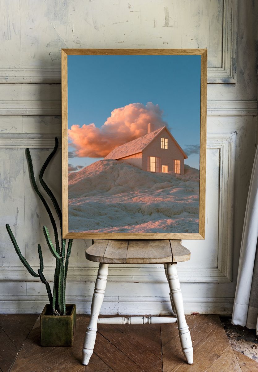 Dream House at Sunset Poster. room preview