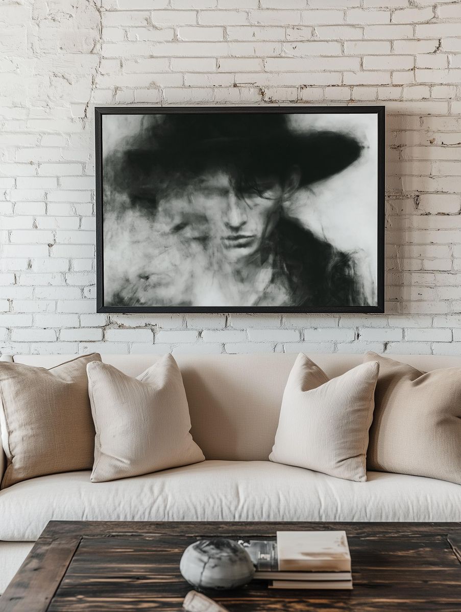 Abstract Face Study Print. room preview