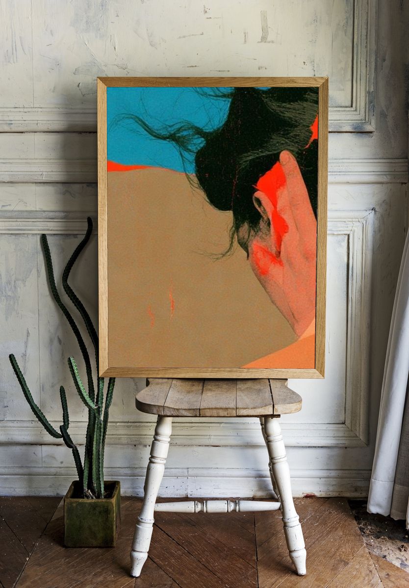 Abstract Figure Study Poster. room preview