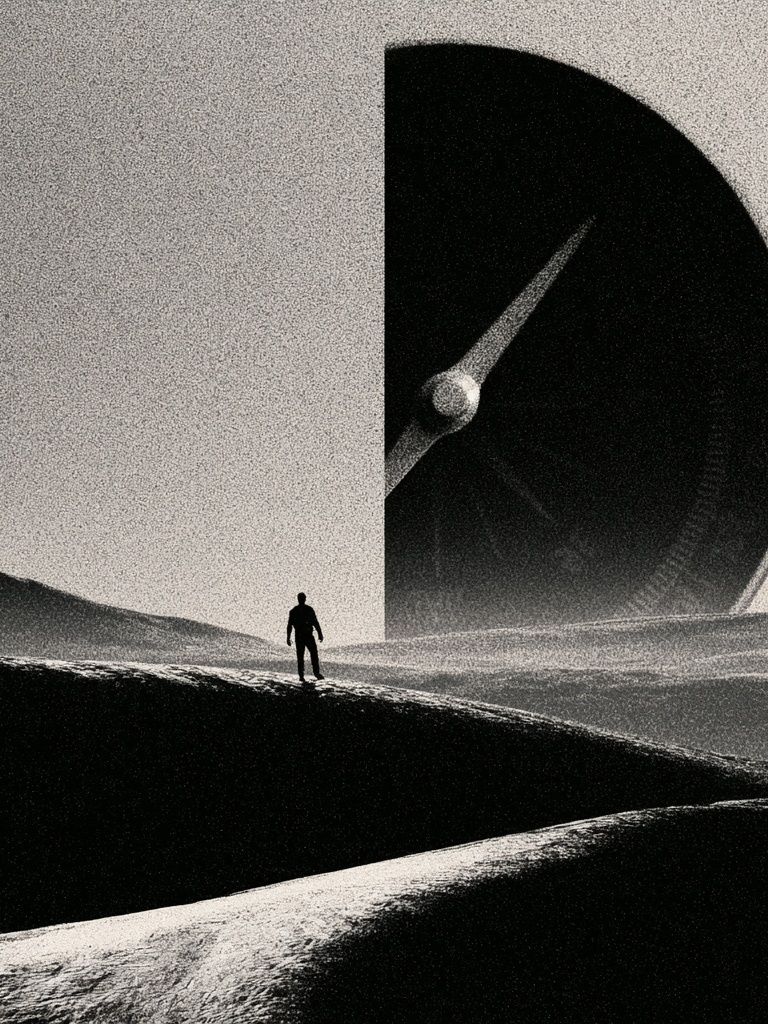 Surreal Lunar Landscape Print. poster — fine-art art