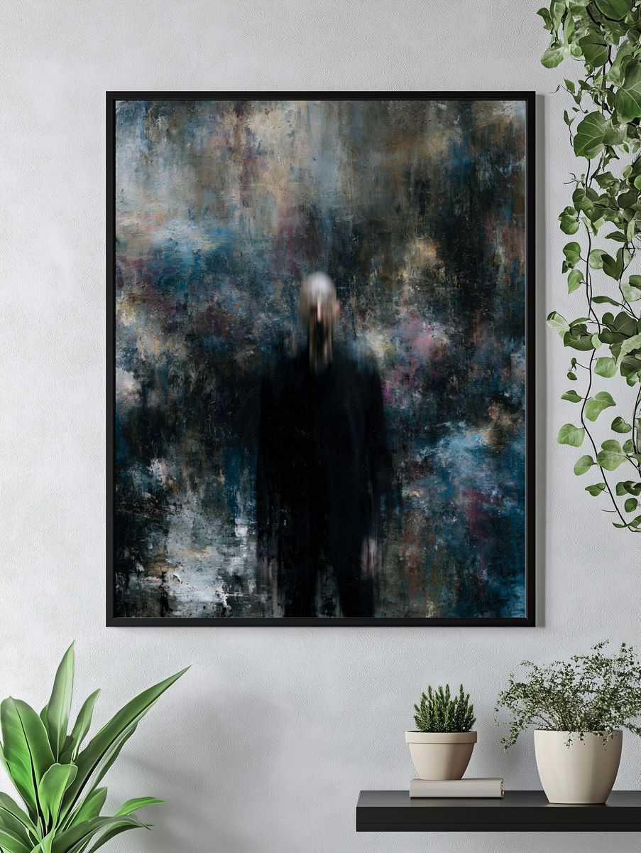 Blurred Figure Contemporary Print. — room view 4