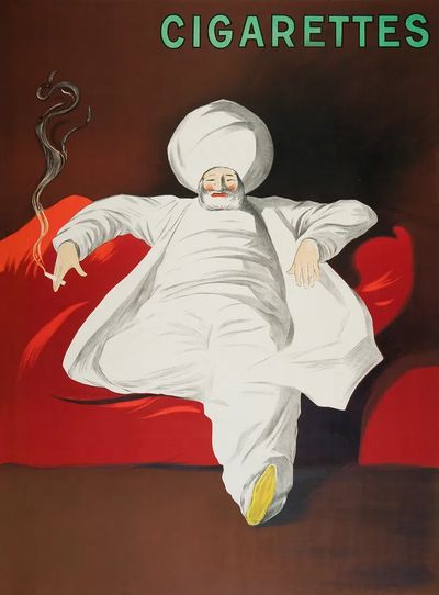 JOB Cigarettes (1912) print high. poster