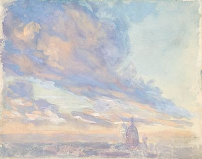 Study clouds, Rome, Italy Francis. poster
