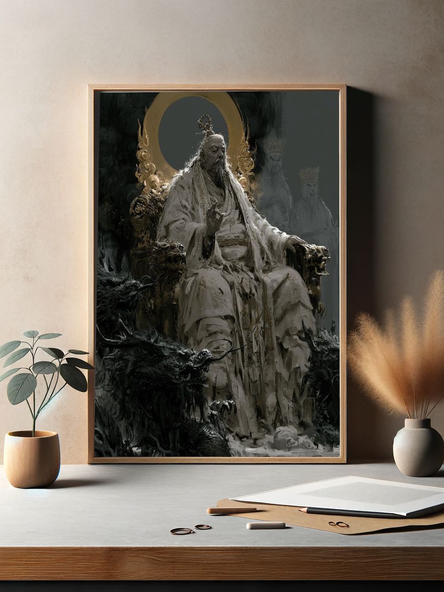 Celestial Emperor Fantasy Print. — room view 2