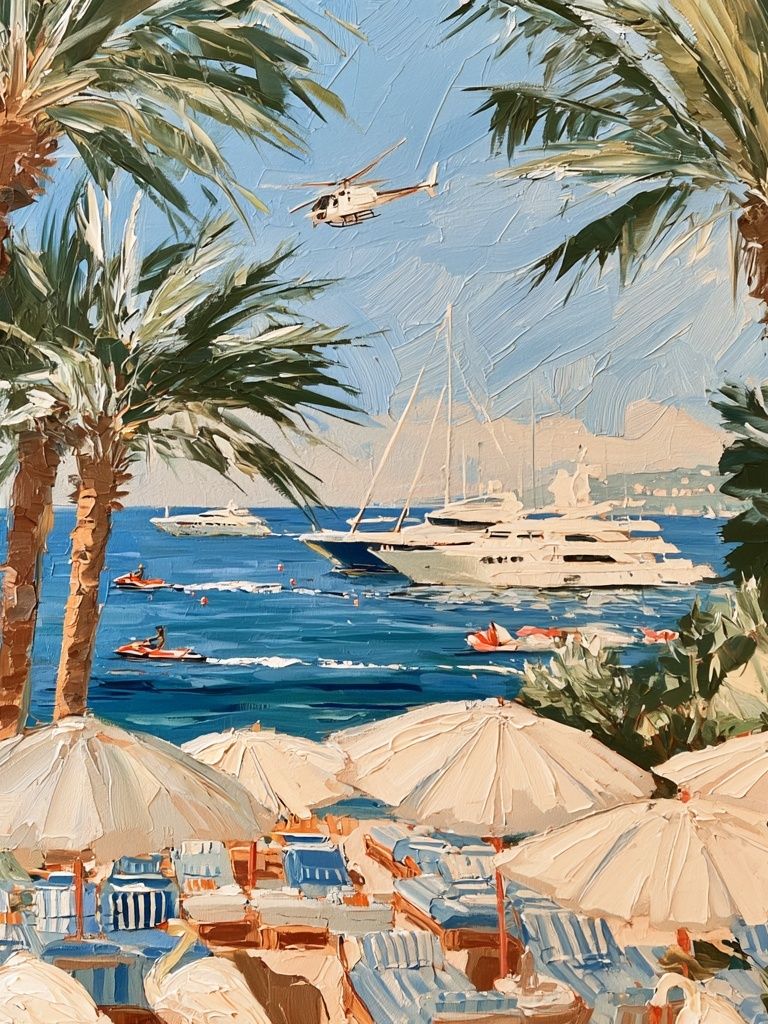 Palm Beach Harbor — Fine-Art Print. poster — fine-art art