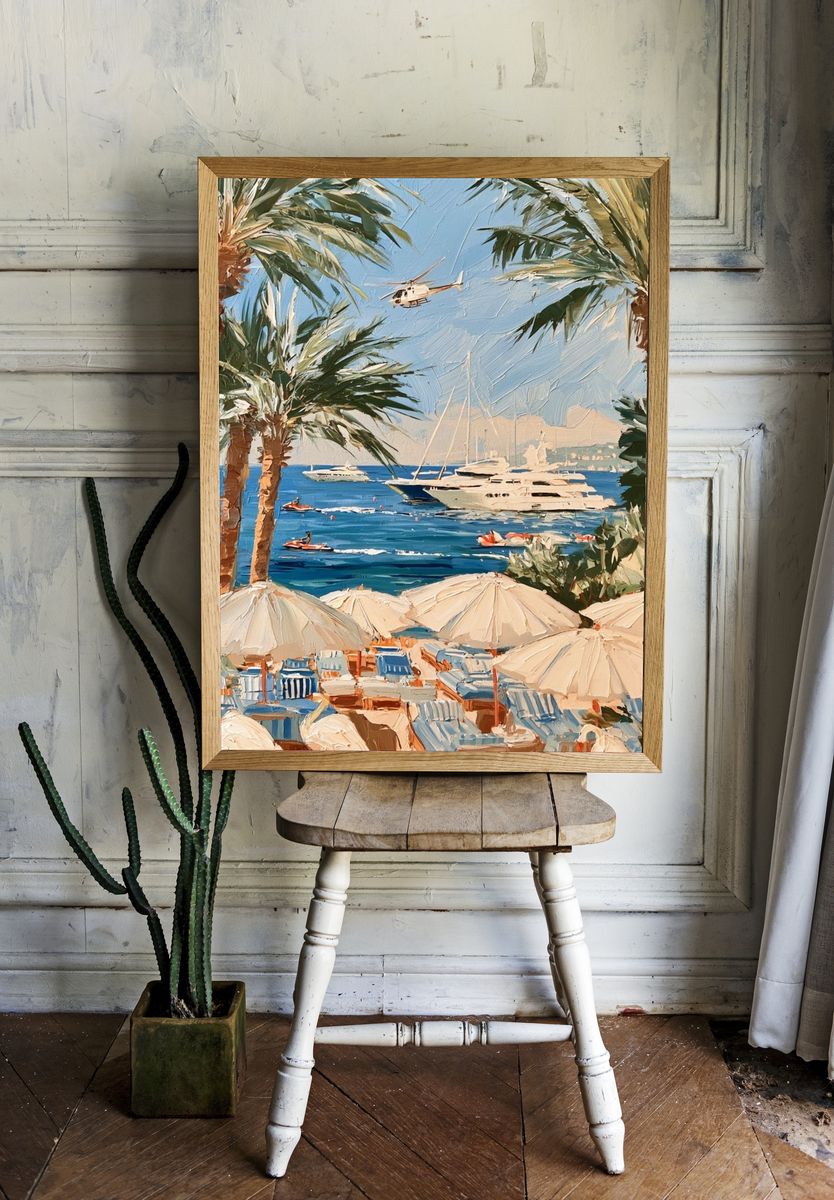 Palm Beach Harbor — Fine-Art Print. room preview