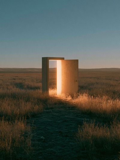 Open Door in the Prairie Print.