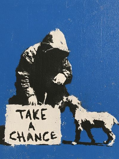 Take a Chance Street-Art Poster.