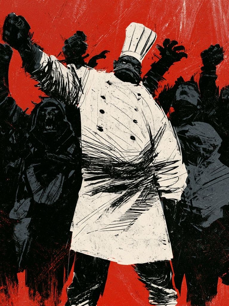 Revolutionary Chef Fine-Art Poster. poster — fine-art art