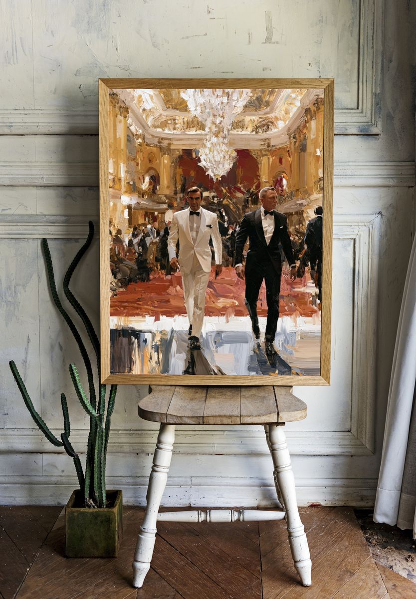 Casino Royale Ballroom Portrait Print. room preview