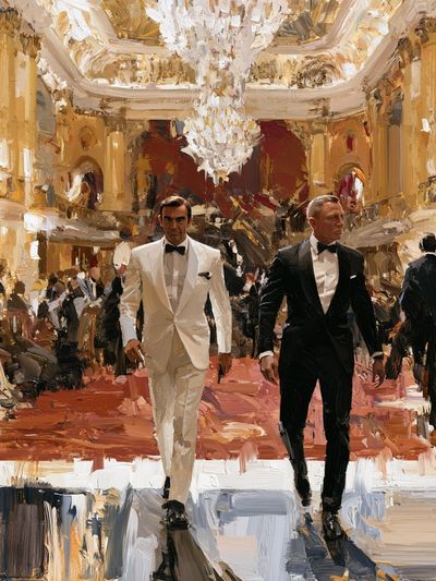 Casino Royale Ballroom Portrait Print.