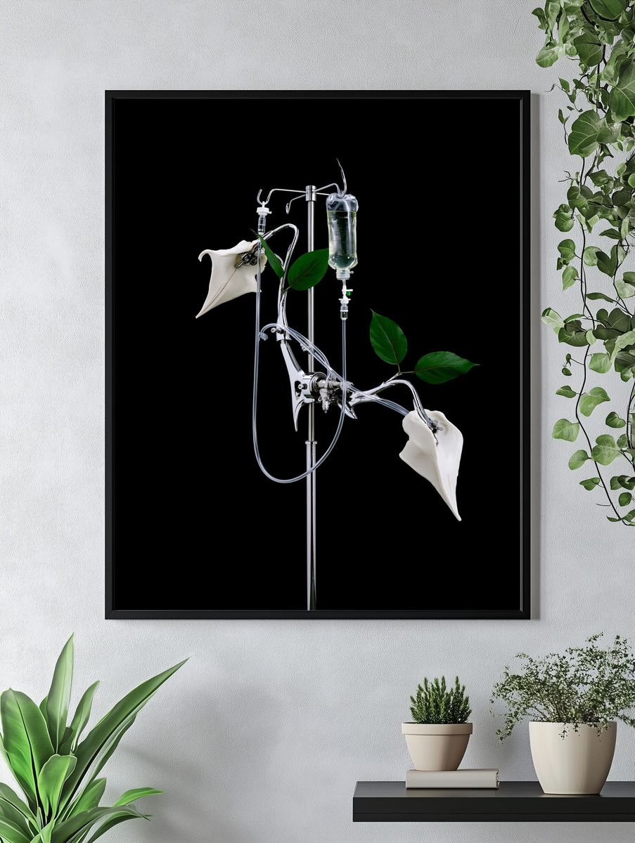Surreal IV Plant Still Life Poster. — room view 4