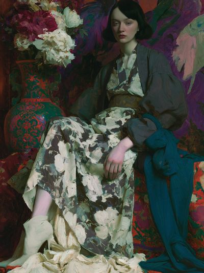 Kimono Portrait Fine-Art Poster.